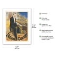 thumbnail image 2 of Harry Fragson Parisiana-Concert - Vintage Music Poster by Emile Tabouret c.1900 - Bamboo Fine Art 290gsm Paper (Unframed) 17x22in, 2 of 4