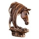 thumbnail image 5 of Estatua de cabeza de caballo, adorno, colección de decoración de cabeza de caballo, escultura para centro de mesa Madera, 5 of 9