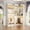 White Oak, variant on Homieasy 56.5'' x 31.5 Corner Closet Organizer and Storage System with 4 Hanging Rods and Shelves, White