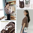 thumbnail image 2 of Small Crossbody Bag for Women, Printed PU Leather Mini Phone Purses with Adjustable Crossbody Strap - Green, 2 of 8