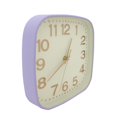 thumbnail image 1 of Reloj de Pared Cuadrado 21 cm Vintage Colores Pastel Silencioso lila YC038467, 1 of 6