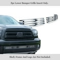 thumbnail image 2 of APS Compatible with Toyota Tundra 2010-2013 Lower Bumper Stainless Steel Silver Horizontal Billet Front Grill Grille Insert T66719C, 2 of 7