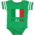 thumbnail image 3 of Inktastic Italy Flag & Italia Black Border Boys or Girls Baby Bodysuit, 3 of 5