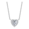 thumbnail image 3 of Heliisoer Ladies Love Diamond Eternal Crystal Gemstone Necklace, 3 of 4