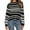 Black, variant on Giftesty Sweaters for Women Plus Size Women Long Crew Neck Collar Casual Loose Knitted Sweaters