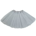 thumbnail image 2 of Riforla Women'S Candy Color Multicolor Skirt Support Half Body Puff Petticoat Colorful Small Short Skirt Womens Skirts Grey One Size, 2 of 3