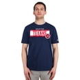 thumbnail image 4 of Men's New Era  Navy Houston Texans 3rd Down High Density Print T-Shirt, 4 of 5