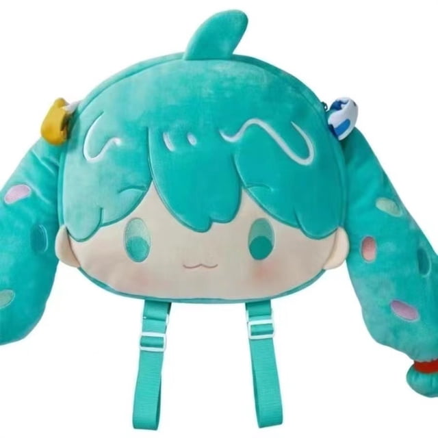 Bandolera de felpa Hatsune Miku Anime, 62 x 56 cm, hombro