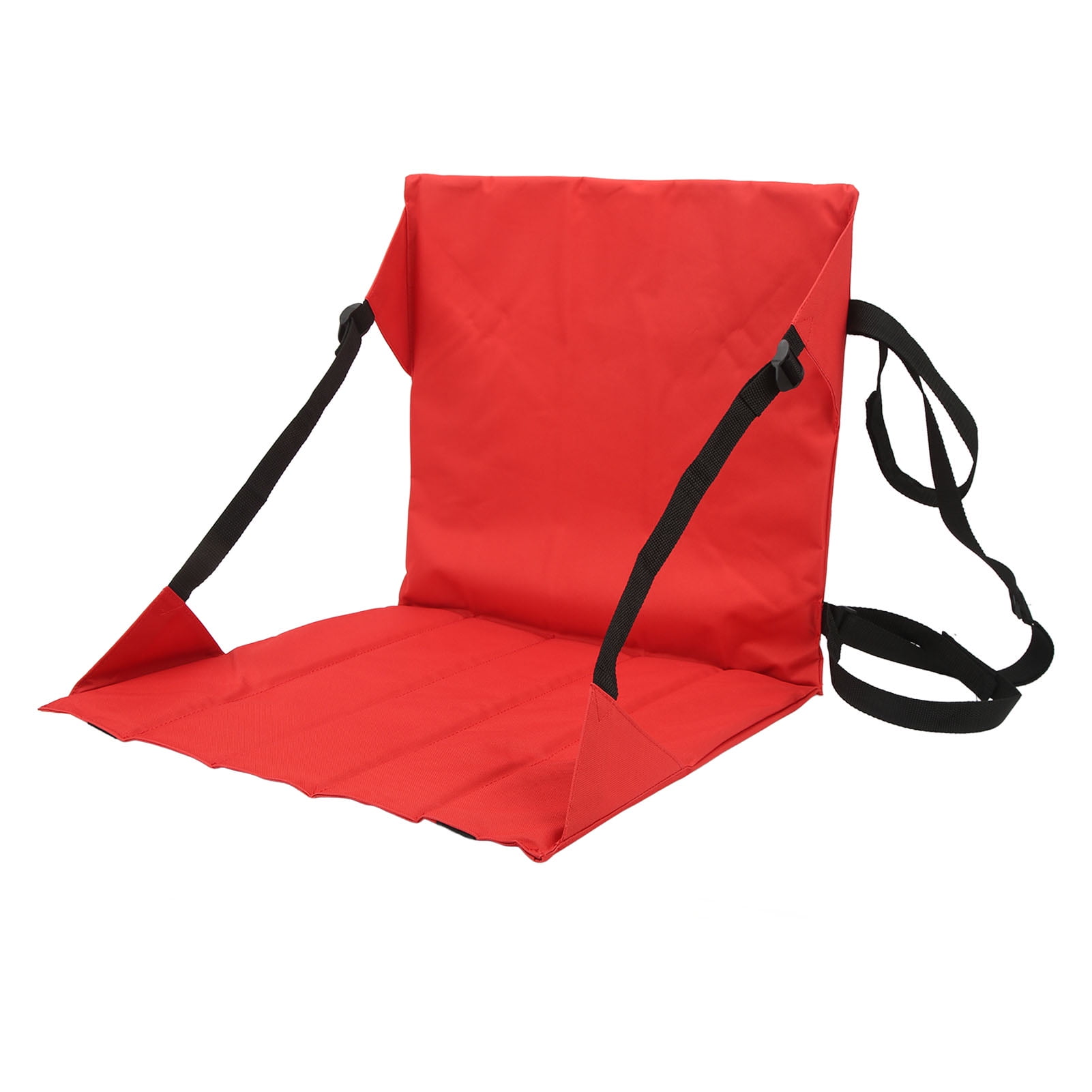 Folding Stadium Seat, Stadium Seat Cushion Pearl Cotton For Outdoor Red