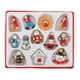 thumbnail image 5 of Adornos de árbol de Navidad animales Claus Mini colgantes decoración de árbol de Navidad en caja 12 UDS 1129 SM SunniMix Árboles que cuelgan artesanías de Papá Noel, 5 of 8