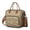Camel-2, variant on Wild Tiger Insulated Lunch Bag – Large Leakproof Cooler Tote with Bengal Stripes and Roaring Tiger Face Print, Dual Compartment Reusable Lunch Box for Work or Outdoor