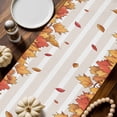 thumbnail image 2 of Fall Thanksgiving Cotton Linen Table Runner, Washable Table Runners for Kitchen, Dining Room, Holiday, Home Party Table Decor, 13x120 Inches, 2 of 9