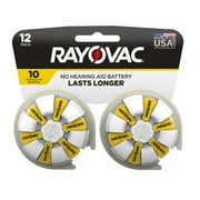 Rayovac Size 10 Hearing Aid Batteries, 12-Pack 10-12