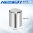 thumbnail image 2 of 40 Pack 8 mm x 10 mm Dowel Pins, 316L Stainless Steel Cylindrical Dowel Pins Shelf Support Peg Pin Rod Fasten Elements Metal Shelf Pegs Silver Tone, 2 of 6