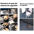 thumbnail image 2 of Juego De Fundas Para 5 Asientos De Automóvil, 9 Piezas Azul Con Negro Malubero Malu1798, 2 of 3
