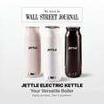 thumbnail image 5 of Jettle Portable Electric Kettle with Temperature Control - 450ml Travel Tea Kettle & Hot Water Boiler, LED Display, Auto Shut-Off, Fast Boil for Coffee & Tea, Stainless Steel (White), 5 of 10