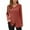 Orange, variant on CheerKidz Women Sweaters Long Sleeve V Neck Button Detail Loose Tunic Tops Casual Lightweight Breathable Soft Fabric 2025 Fashion Trendy Clothes(Blue,S)