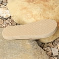 thumbnail image 7 of Domuza Faux Grass Woven Women Sandals 2027 Summer Fashion Flat Shoes Beach Casual Flip Flops Slide Beige 6.5（EU-37）, 7 of 7