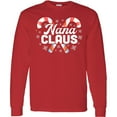 thumbnail image 3 of Inktastic Nana Claus Long Sleeve T-Shirt, 3 of 5