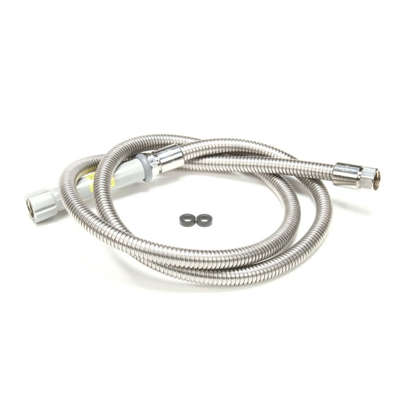 T&S Brass Hose, 72 Flexible Stainless Steel (Gray Handle) B-0072-H - Genuine OEM Replacement Part