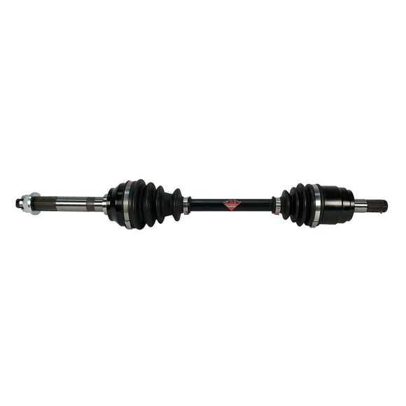 Rugged Front Left/Right Performance Axle for (2009-14) Kawasaki Mule 610, Assembled with CV Joints & Chromoly Material Center Shaft, with Moly Grease To Provide Maximum Lubrication & Increase Strength