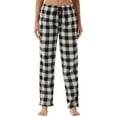 thumbnail image 2 of YUSHOW Women Fleece Pajama Pants Buffalo Plaid Pjs Bottoms Soft Comfy Sleep Lounge Pj Pants S, 2 of 8