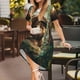 thumbnail image 3 of Balery Jungle Hat Bear Vestidos sueltos de manga corta para mujer, vestidos de verano 2025, vestidos casuales de corte A con vuelo., 3 of 6