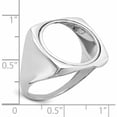 thumbnail image 3 of 14K White Gold 14Kw 1/10Ae Polished Coin Ring (Size 10) Made In United States -Jewelry By Sweet Pea, 3 of 10