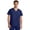 01-Dark Blue, variant on Men's V-Neck Scurbs Top Traditional fit with Pockets, Ultra Soft, Durable, Fade Resistant, 2-Way Stretch Fabric M 01-White