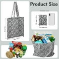 thumbnail image 2 of Floral and Wildflower Canvas Tote – Bright and Colorful Rustic Farmhouse Style Bag, 2 of 3