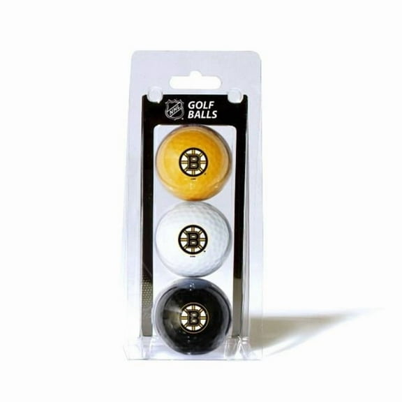 Team Golf Boston Bruins Golf Balls, Assorted Colors, 3 Pack