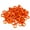 Orange, variant on M Buder 100pcs Poultry Foot Ring Chicken Duck Bird Buckle Type Clip Ring (0.75 inches / 1.9 cm)