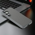 thumbnail image 5 of Allytechgroup Slim Carbon Fiber Textured Phone Case for Samsung Galaxy S23 Ultra, Shockproof Protection, Soft Edge Full Body Cover with Raised Lip for Screen and Camera Anti-Scratch Back Cover, 5 of 8