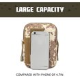 thumbnail image 3 of Tignapoo Sac Banane Léger et Imperméable pour Activités Extérieures - Porte-Téléphone Polyvalent pour Course, Randonnée, Pêche et Cyclisme - Design en Tissu Oxford Unisexe, Couleur Boue (Sac Mobile A50), 3 of 6