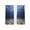 Navy Blue, variant on Light Blue Ocean Waves Sheer Curtains 63 Inch Length 2 Panels Set Window Treatments, Summer Beach Coastal Abstract Rod Pocket Semi Curtains for Living Room/Bedroom/Kitchen Décor, 104"W x 63"L