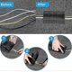 thumbnail image 5 of Cable Grip Floor Cable Cover Cords Cable Protector Cable Management Only For Commercial Office Carpet (black, 2 Pieces), 5 of 5
