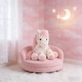 thumbnail image 3 of Jumbo Pink Horse Plush, Pink and White, 20", Valentine's Day Birthday Gift, 3 of 9