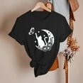 thumbnail image 4 of Toimothcn Womens T Shirts Cute Cartoon Cat Printed T-Shirts For Women Crew Neck Short Sleeve Breathable Loose Fit Tee Shirt Tops Comfy Womens Clothing, 4 of 5