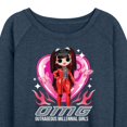 thumbnail image 3 of LOL OMG! Fashion Dolls - Spicy Babe - Hearts & Flames - Women's Lightweight French Terry Long Sleeve Shirt, 3 of 5