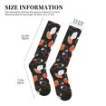 thumbnail image 2 of Compression Socks For Women And Men - Cartoon Strawberry Black Compression Socks Circulation For Workout, 2 of 2