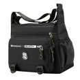 thumbnail image 4 of Bolso bandolera para hombre con correa ajustable, moderno y resistente al agua. Negro, 4 of 9