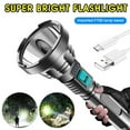 thumbnail image 2 of Lampe de Poche LED Rechargeable Super Lumineuse Faisceau de Charge USB Portable pour Usage Domestique et Extérieur, 2 of 8