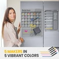 thumbnail image 5 of ideaTech Acrylic Magnetic Dry Erase Calendar for Fridge, 2 in 1 Clear Weekly Monthly Planner Whiteboard Calendar to Do List Board for Refrigerator Kitchen Menu Board Meal Planner (2 Pack, Black), 5 of 7