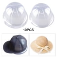 thumbnail image 3 of Tongina 10 Pieces Caps Display Supports Hard Hat Insert, Portable Hat Support Holders Bump Caps Insert for Manufacturing Rail Transit, 3 of 8