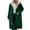 Green, variant on qucoqpe Womens 2025 Fall Reversible Long Sleeve Fleece Jacket Zip Up Hoodie Pockets Long Warm Winter Coat Outerwear