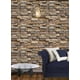 thumbnail image 3 of Rollo Papel Tapiz Vinílico Decorativo Adherible Interiores 10 metros H&JESS  PIEDRA CAFE, 3 of 3