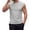 Light Gray, variant on Men Sleeveless Shirt Men's Breathable Mesh Structured Solid Round Neck Wide Shoulder Sleeveless Shirt Black L