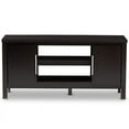 thumbnail image 4 of Baxton Studio Marley TV Stand in Wenge Brown, 4 of 9