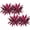4pcs, variant on 2PCS Large Realistic Artificial Boston Fern & Dragon's Blood Tree Plants, with Vibrant Pink & Purple Faux Foliage, UV Resistant Artificial Ferns, for Home Garden Patio Wedding Balcony Decor
