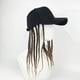 thumbnail image 1 of Gorra de béisbol unisex de verano Fule para hombre y mujer con rastas, peluca, cabello punk hip-hop., 1 of 8